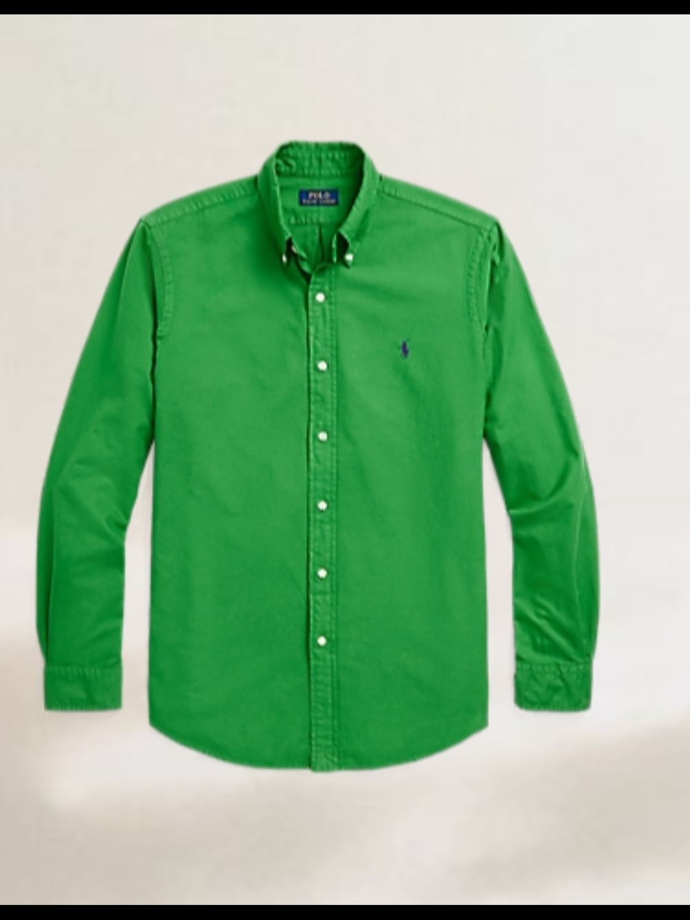 Polo by Ralph Lauren Kelly Green Button-Down Oxford Shirt